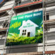 Bâche d'échafaudage personnalisées publicité de chantier imprimée bâche épaisse et durable