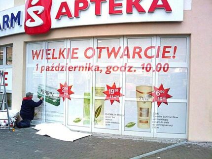 Impression publicitaire personnalisée d'autocollants OWV perforés