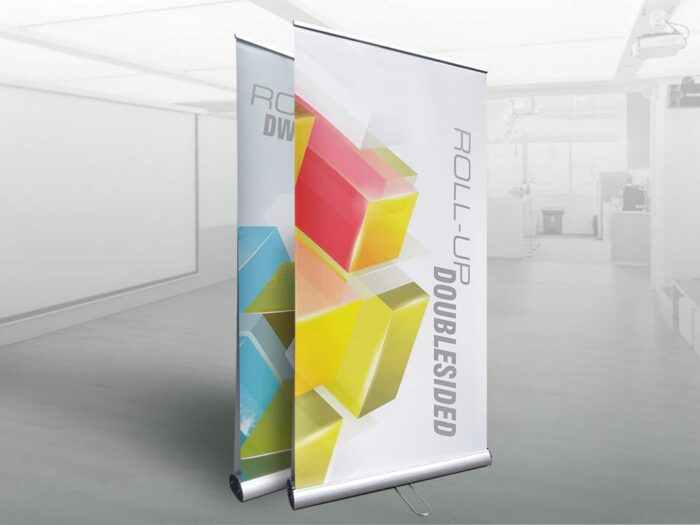 roll-up imprimé roll-up double face impression grand format