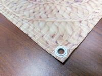 Bâche en Tissu Personnalisée avec oeillets