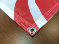 Bâche en Tissu Personnalisée avec oeillets