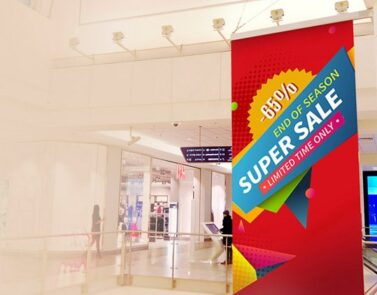 impression de bannière de blockout en vinyle