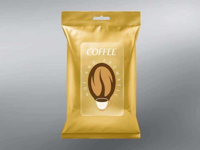 autocollants transparents imprimés pour la nourriture café thé