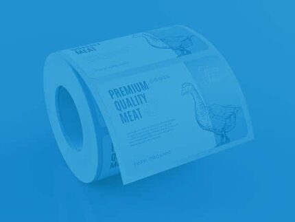 étiquettes en rouleau