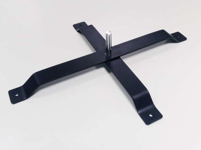 Pied croix Pied croix en acier pour oriflamme beach flag