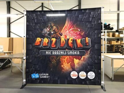 Textile Backwall Lite pour la promotion de l'événement expo