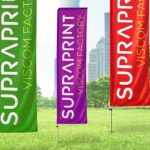 Beach Flag Oriflamme Alu Mâts carrés impression par sublimation