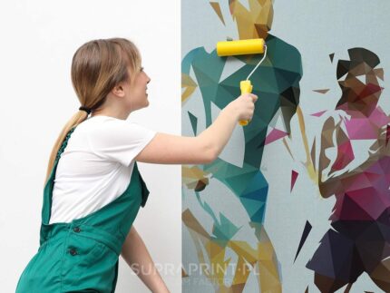 Papier Peint Lisse Standard design personnalisé sur demande impression écologique