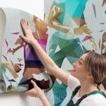 Papier Peint Lisse Standard design personnalisé sur demande impression écologique