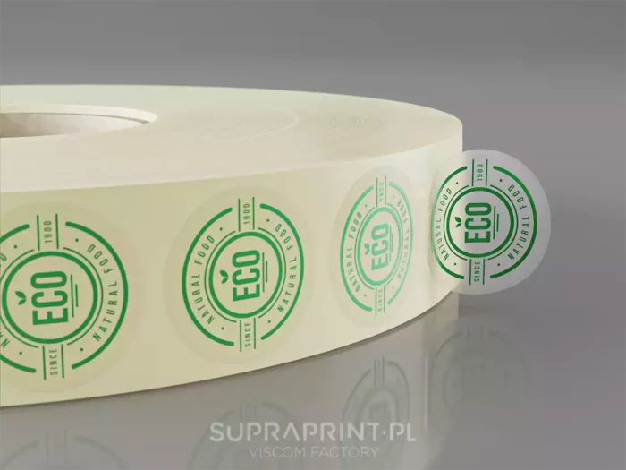 Étiquettes Transparentes en Rouleau imprimées dans n'importe quelle forme impression numérique