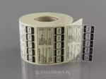 étiquettes transparentes en rouleau imprimées dans n'importe quelle forme impression numérique