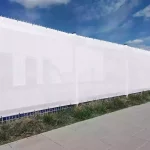 bâche de canevas continu de clôture