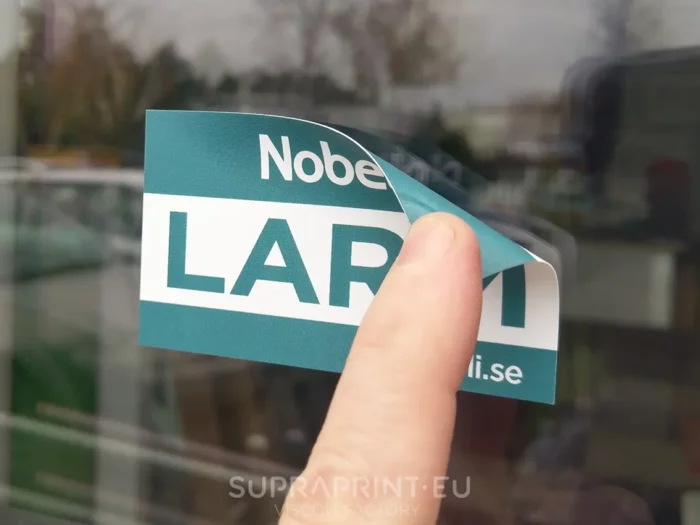 autocollants personnalisés double face impression d'autocollants double face personnalisés dans n'importe quelle forme