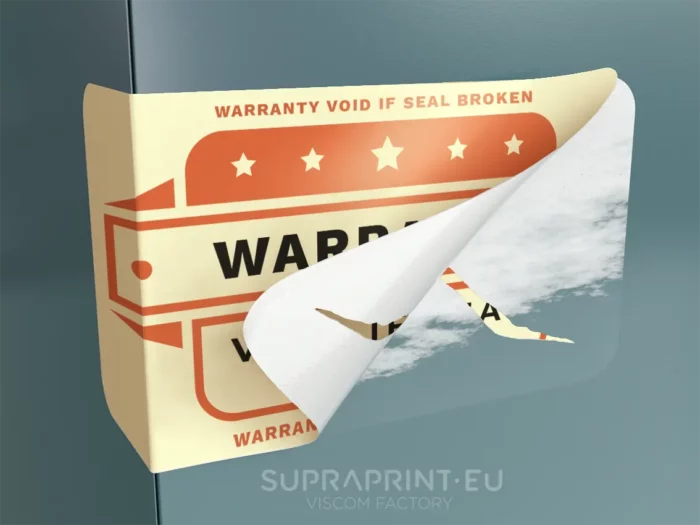 Étiquette de garantie autocollant de sécurité anti-fraude antivol VOID inviolables adhésives Impression stickers de garantie