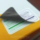 étiquettes opaques imprimee