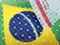 polyester tissu airtex 115g mesh grille drapeau