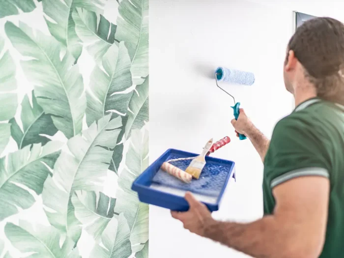 papier peint en vinyle lavable