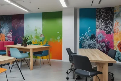 papier peint tissu autocollant pour écoles et jardins d'enfants