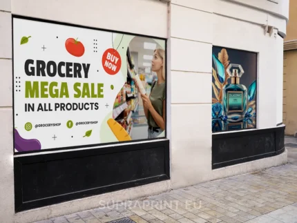 Autocollant vinyle grand format