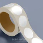 Étiquettes vierges et adhésives en rouleau