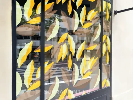 transparent autocollant grand format impression