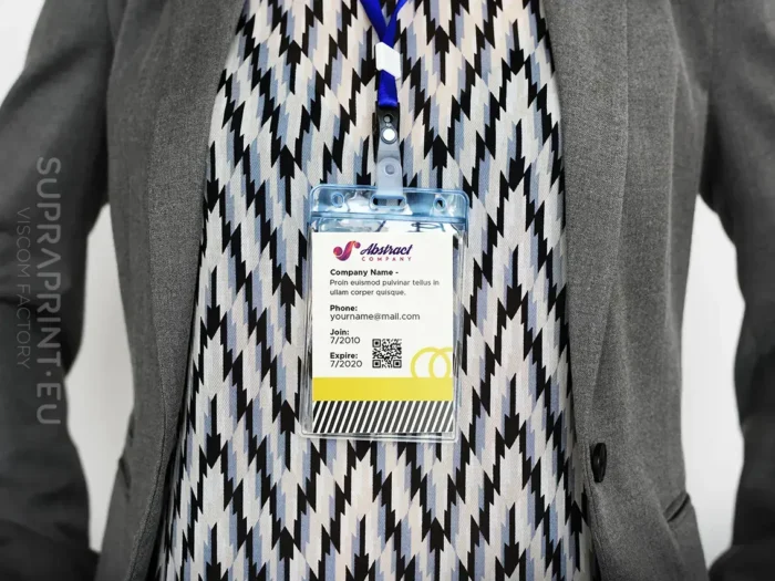 cartes identification imprimées pour expo et conférences