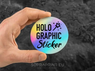 impression de sticker holographique