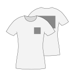 Sein Gauche 10 x 10 cm & Dos 30 x 20 cm