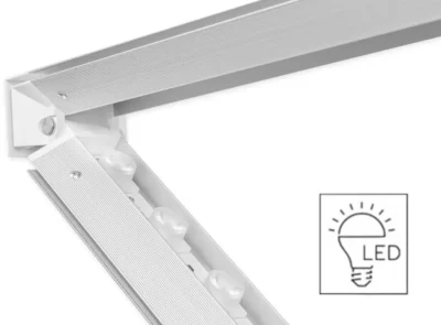 système d'affichage publicitaire rétroéclairé