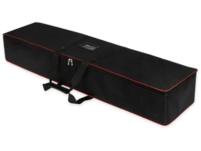 paroi rétroéclairée avec sacoche de transport