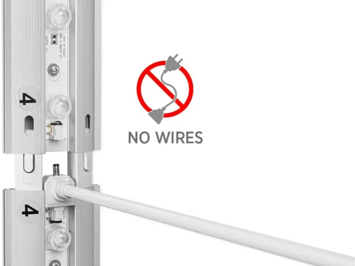 système LED box montage sans câbles