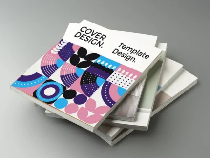 Catalogue dos carré collé imprimé en haute qualité avec couverture rigide et pages intérieures couleur