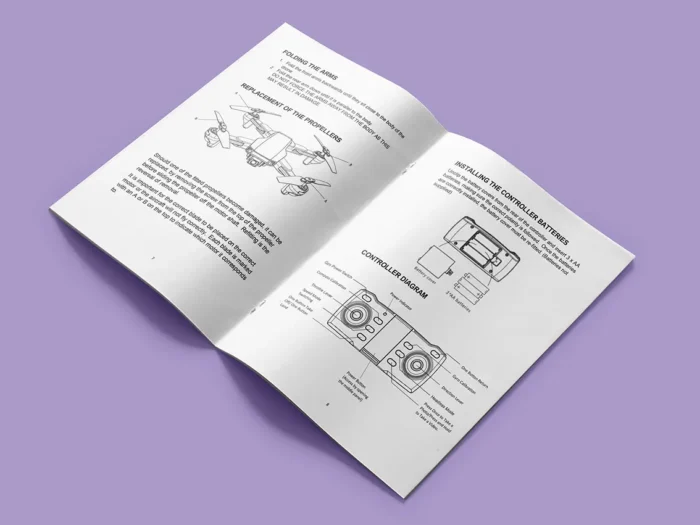 Exemple de notice d’utilisation imprimée pour produit ou appareil