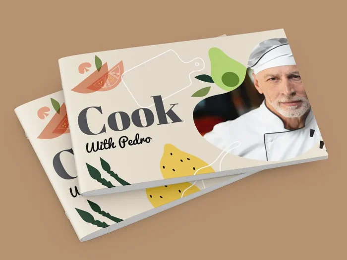 brochure piquée à cheval avec couverture couleur imprimée en impression numérique