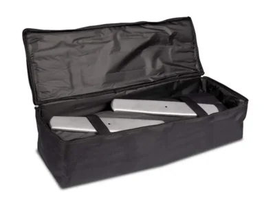 Mur publicitaire mobile à l'exposition