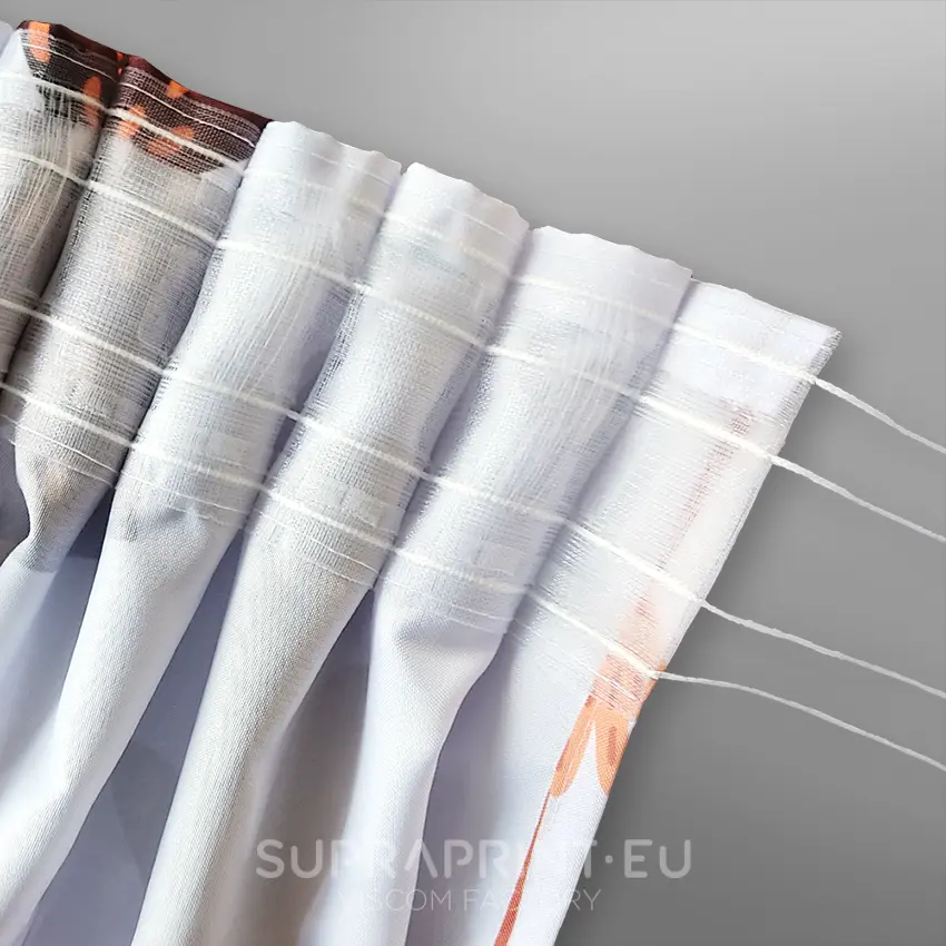 Rideaux avec votre propre imprimé - galon fronceur