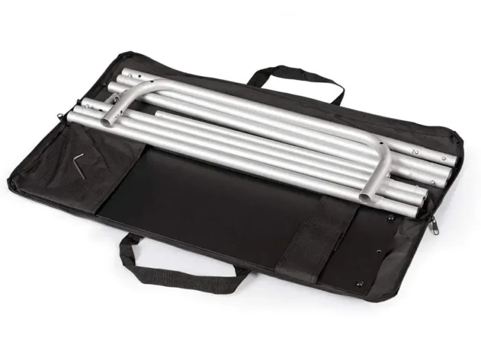 Support textile avec sac de transport