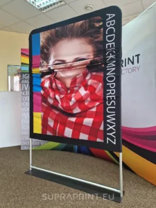 Tissu extensible imprimé pour murs expo