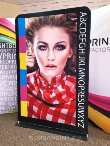 Stand publicitaire textile