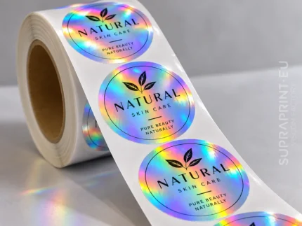 Étiquettes holographiques autocollante personnalisées