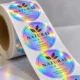 Étiquettes holographiques autocollante personnalisées